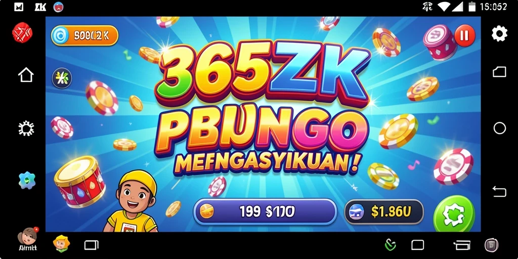 Tampilan gameplay Bingo yang seru dan menarik di 365ZK.