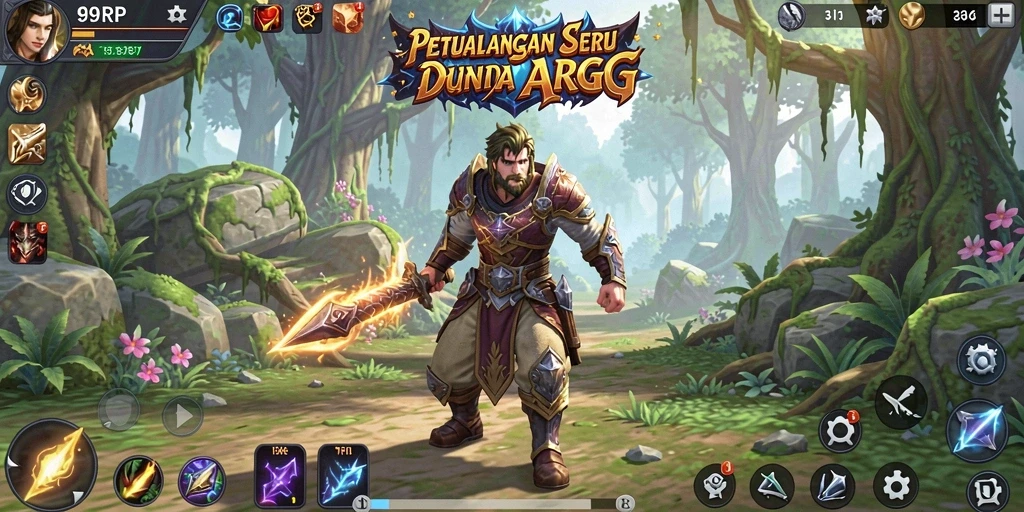 Screenshot gameplay 99RP menampilkan pertarungan yang dinamis dan seru.