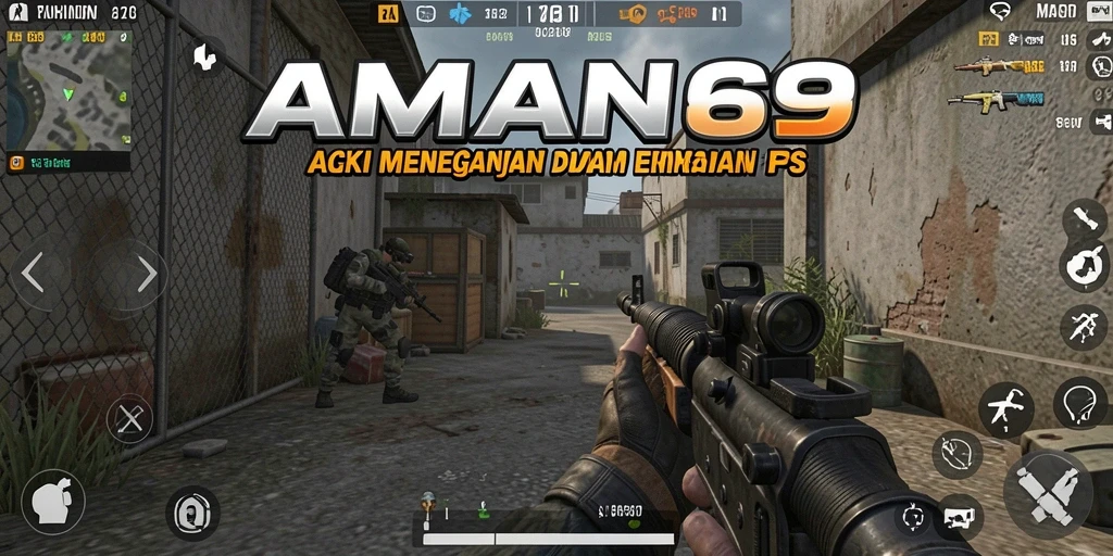 Tangkapan layar menampilkan momen aksi dalam permainan FPS.