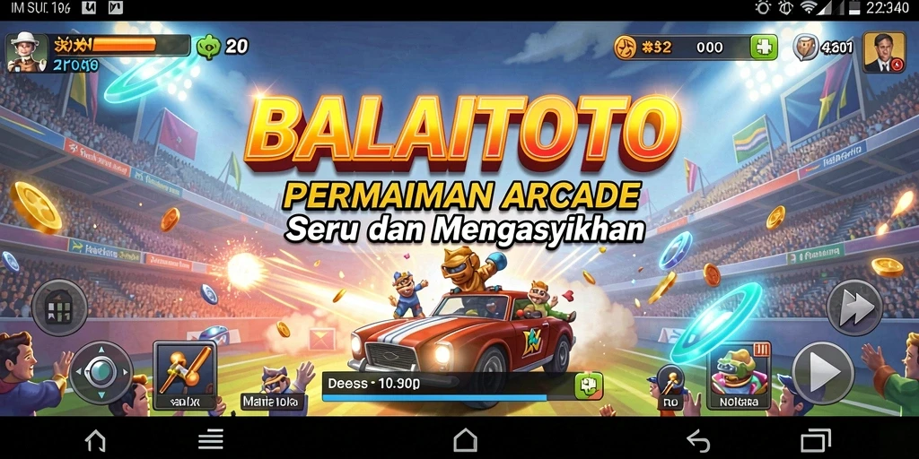 Tampilan gameplay seru dan penuh aksi dari BALAITOTO.