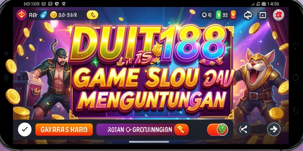 Tangkapan layar gameplay DUIT188 yang menampilkan slot yang mengasyikkan.