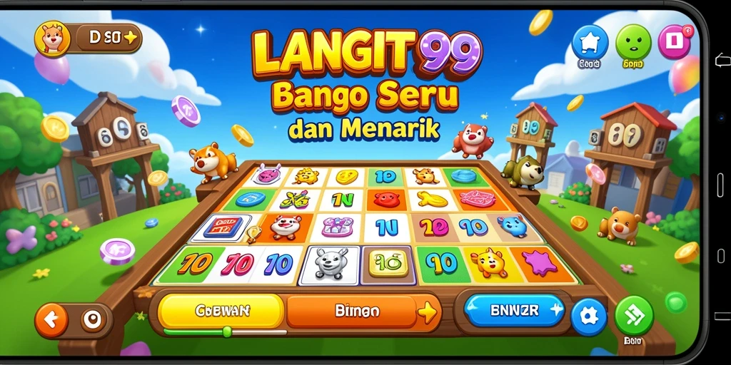 Screenshot dari permainan Bingo LANGIT99 yang menampilkan aksi seru.