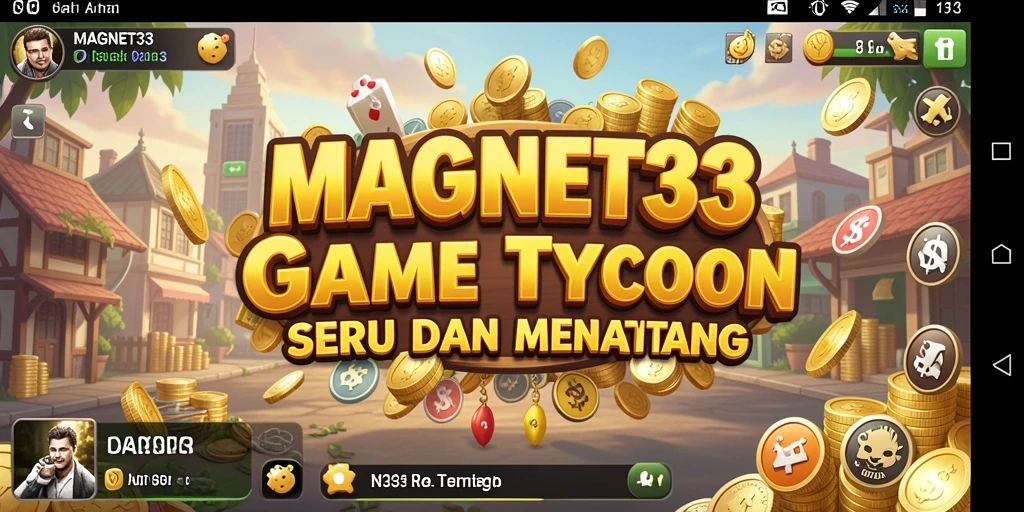 Screenshot gameplay MAGNET33 menunjukkan momen seru dalam mengelola perusahaan Tycoon.