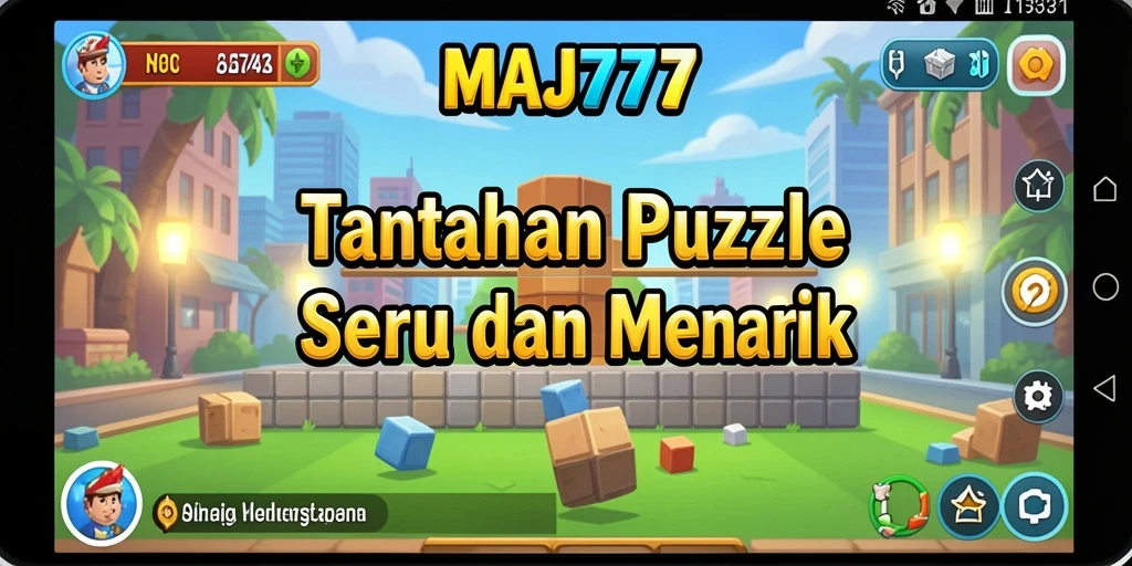 Tampilan utama gameplay <strong>MAJ777</strong> yang menantang dan seru.