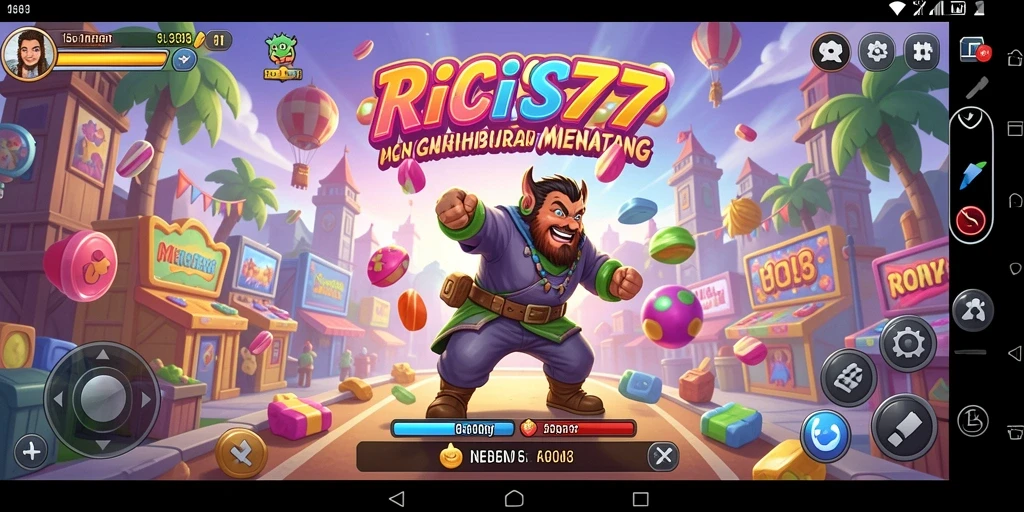 Tampilan gameplay seru dan menantang dari RICIS77.