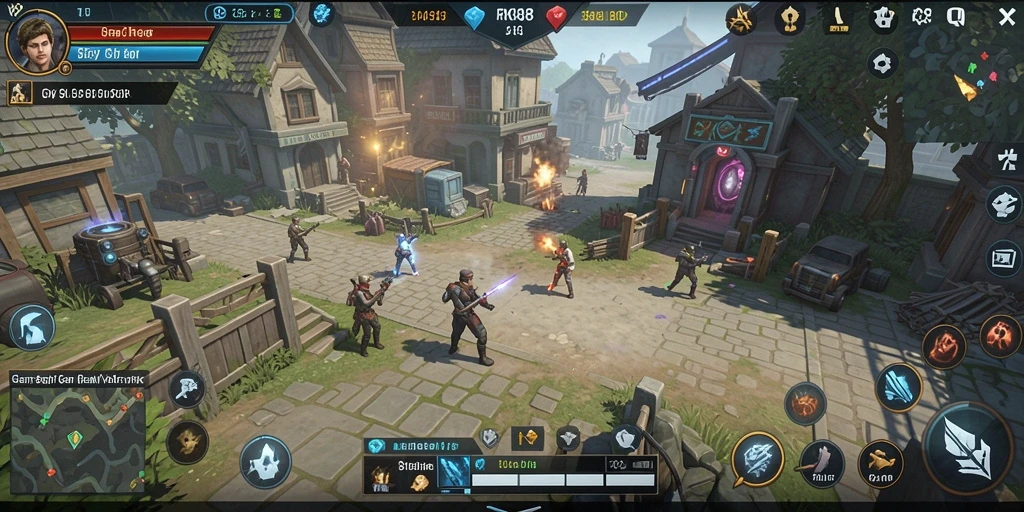 Tangkapan layar menarik dari gameplay strategis RK88 yang intens.